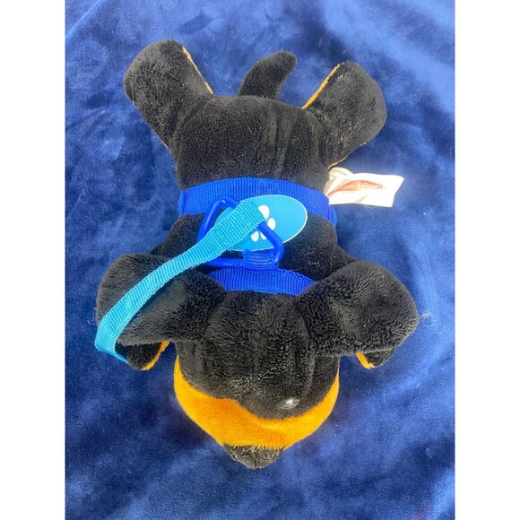 Melissa & Doug Black and Brown 10” Puppy Dog Plush Stuffed Animal Toy Vet Play W - Picture 8 of 9